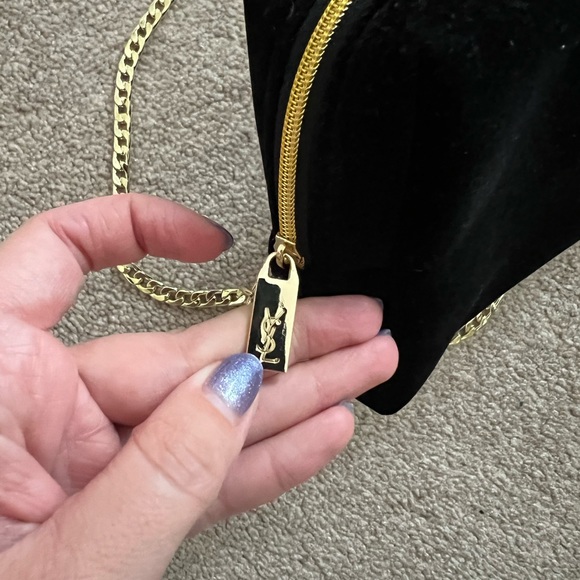 YSL Velvet Crossbody Pouch - Picture 5 of 11